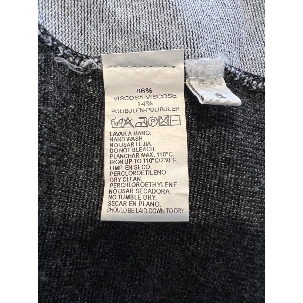 LLUIS GENERO Alchemy Womens Sweater Knit Tank Blue Gray Art to Wear Sz S - Picture 5 of 5